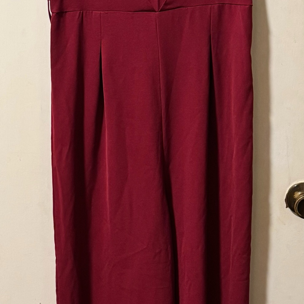 SHEIN Women’s Medium Romper Red Pants Casual Dressy Measurements In Details